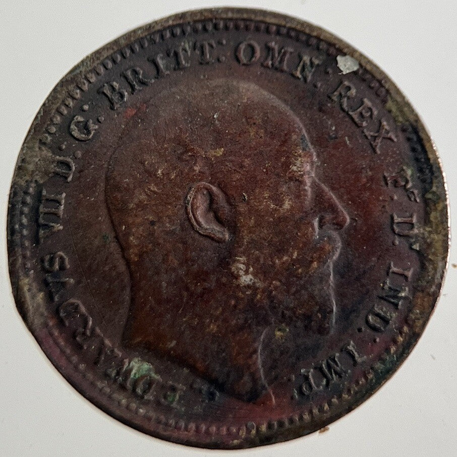 1902 Edward VII 1/3 One Third Farthing Coin | Very High Grade | a8983