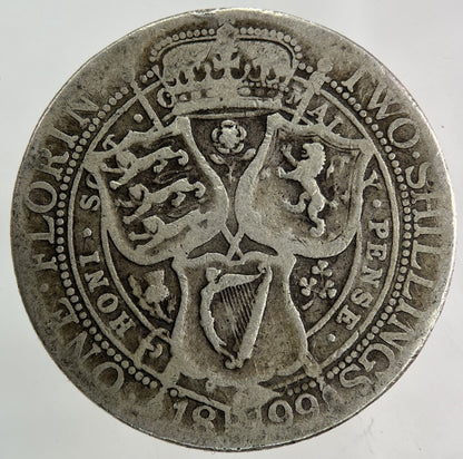 1899 Victoria Florin Silver Coin | Collectable Grade