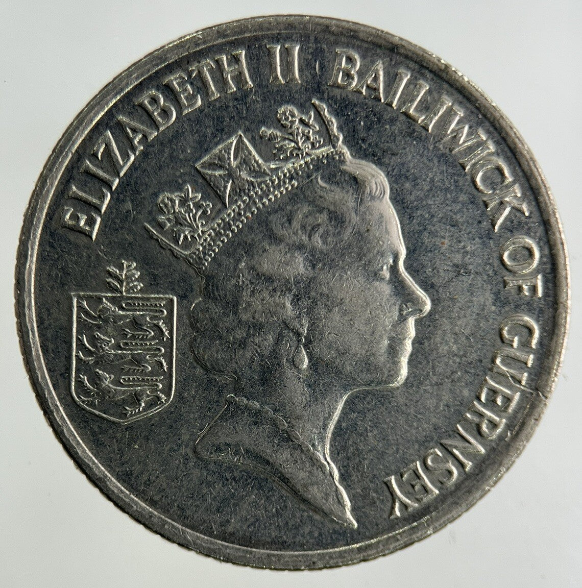 1992 Guernsey 10p Ten - Pence Coin | Fine Collectable Grade