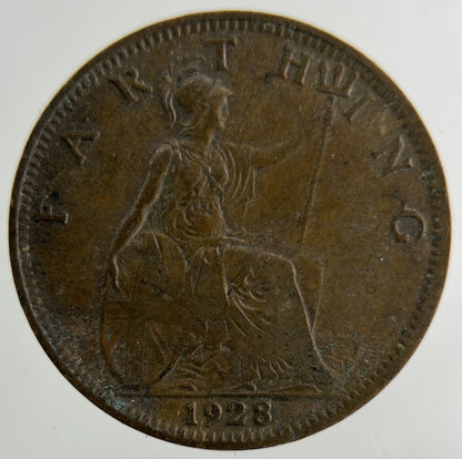 1928 George V Farthing Coin | Collectable Grade