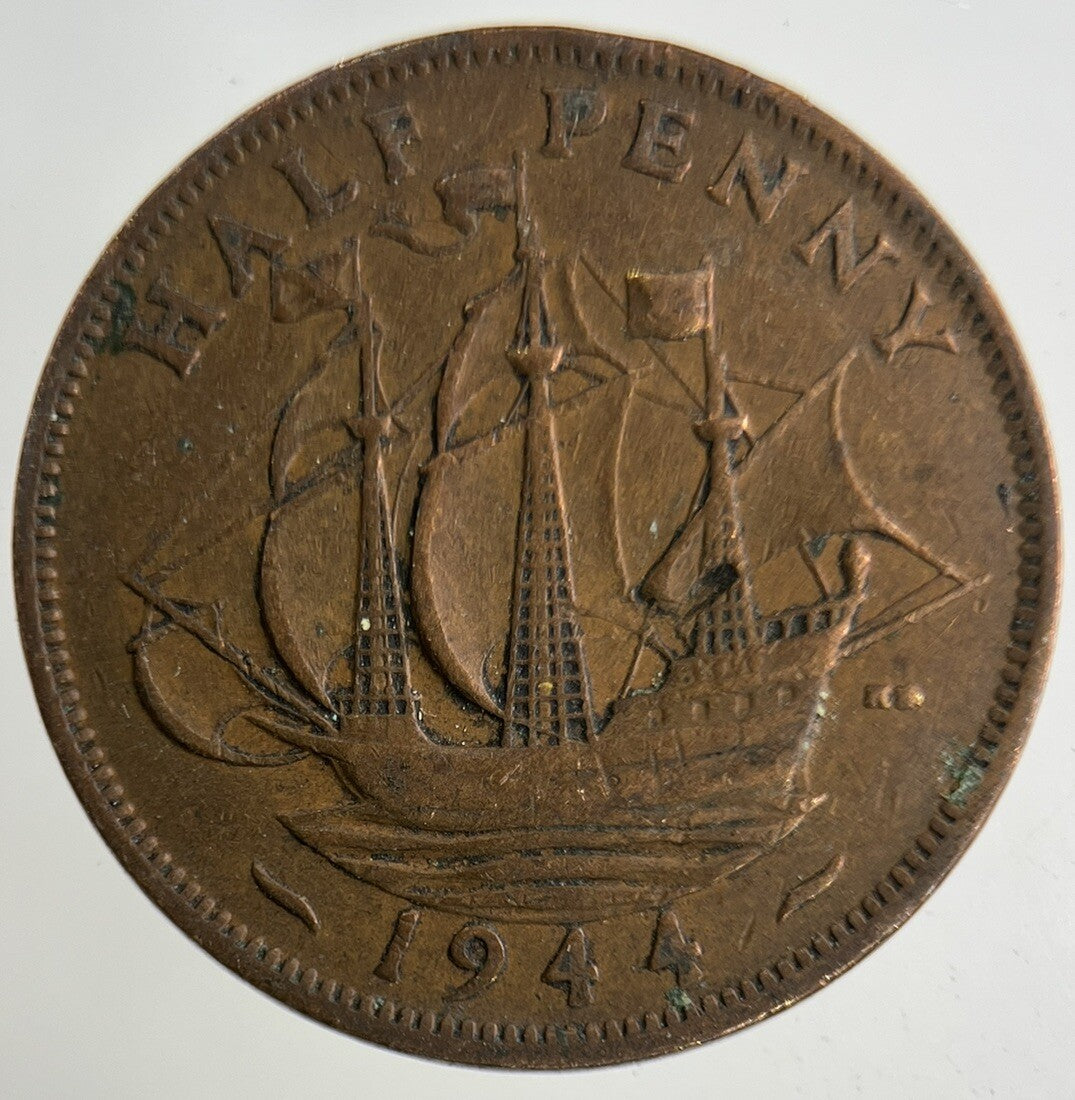 1944 George VI Half - Penny Coin | Collectable Grade