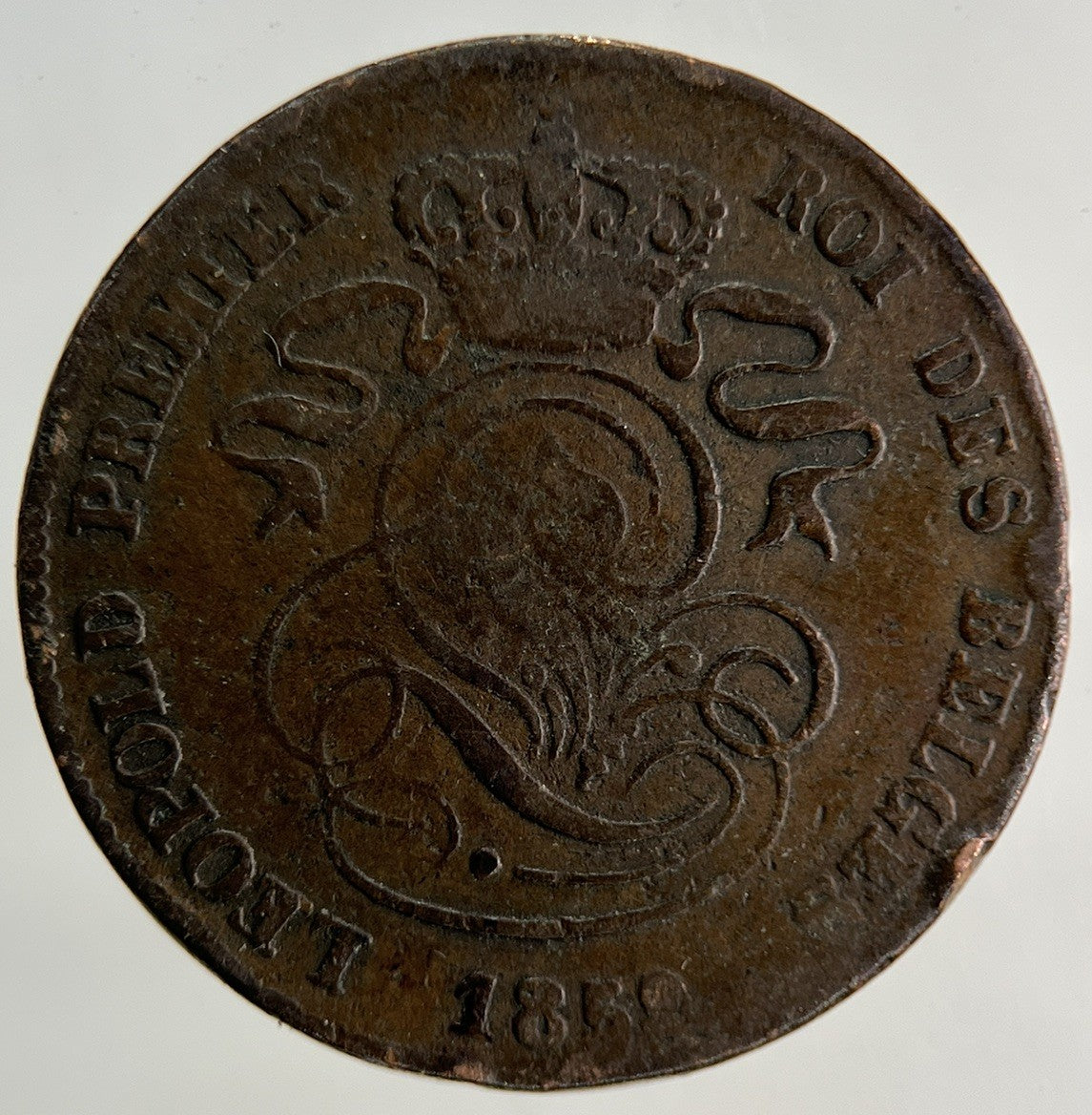 1859 Belgium 2 Centimes Coin | Collectable Grade