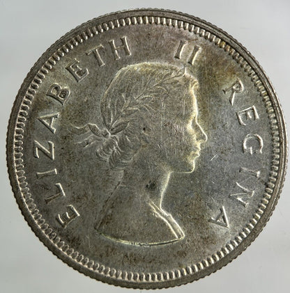 1954 South Africa Florin Silver Coin | Very High Grade