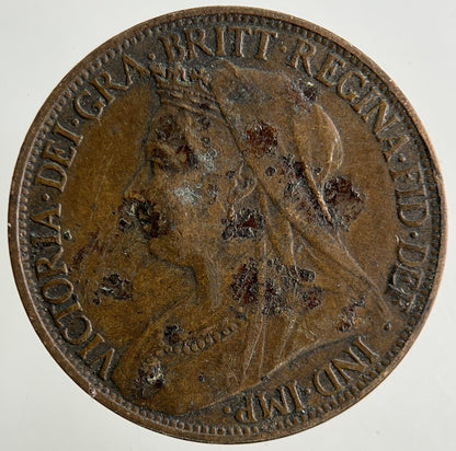 1900 Victoria Farthing Coin | Fine Collectable Grade