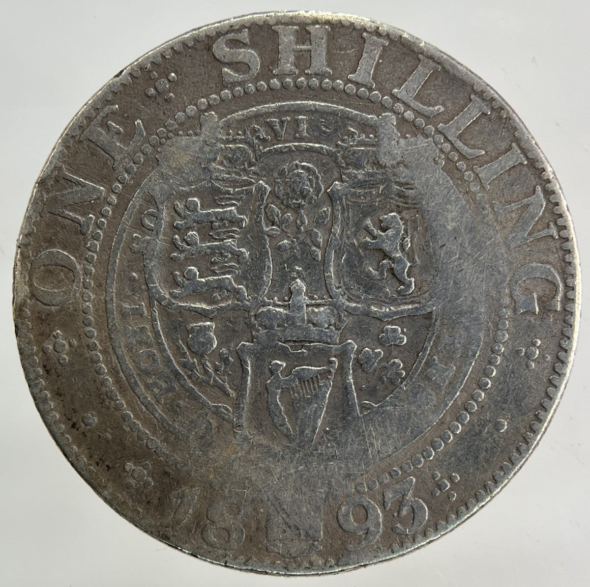 1893 Victoria Shilling Silver Coin | Collectable Grade