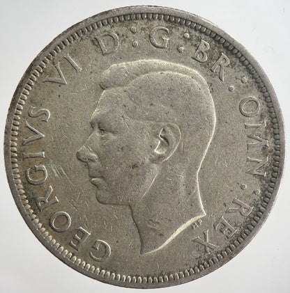 1944 George VI Half - Crown Silver Coin | Very High Grade | a6341