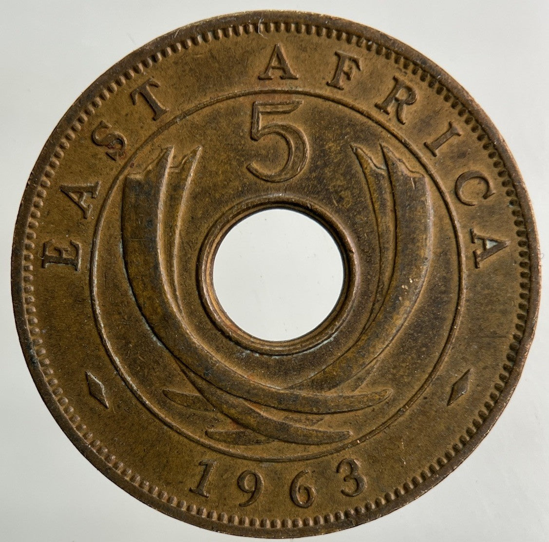 1963 East Africa 5 Cents Coin | Very High Grade