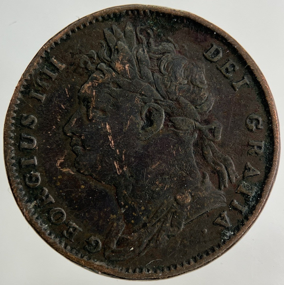 1821 George IV Farthing Coin | Collectable Grade