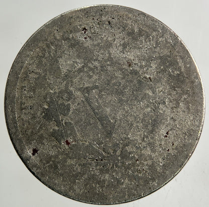 1892 US USA 5 Cents Nickel Coin | Fair Grade