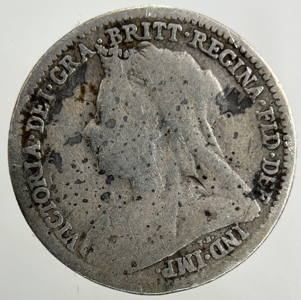 1901 Victoria Threepence Silver Coin | Collectable Grade