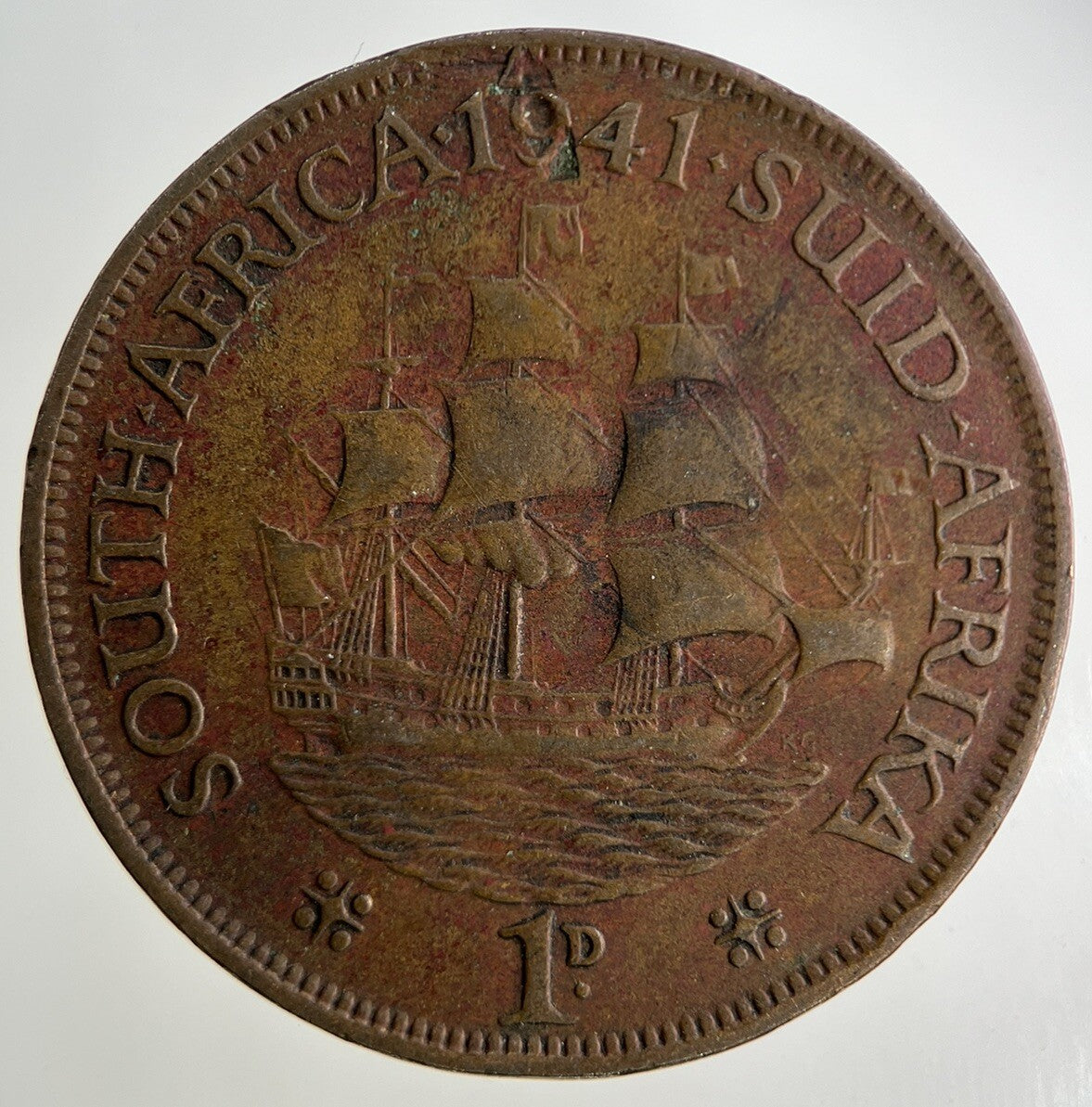 1941 South Africa One Penny Coin | Fine Collectable Grade