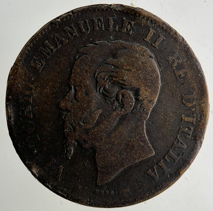 1862 Italy 5 Centesimi Coin | Collectable Grade