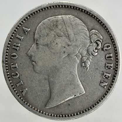 1840 India 1/2 Half Rupee Silver Coin | Fine Collectable Grade