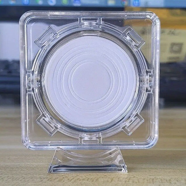2 x Transparent Coin Revolving Display Stand For 1oz Silver or Gold Coins