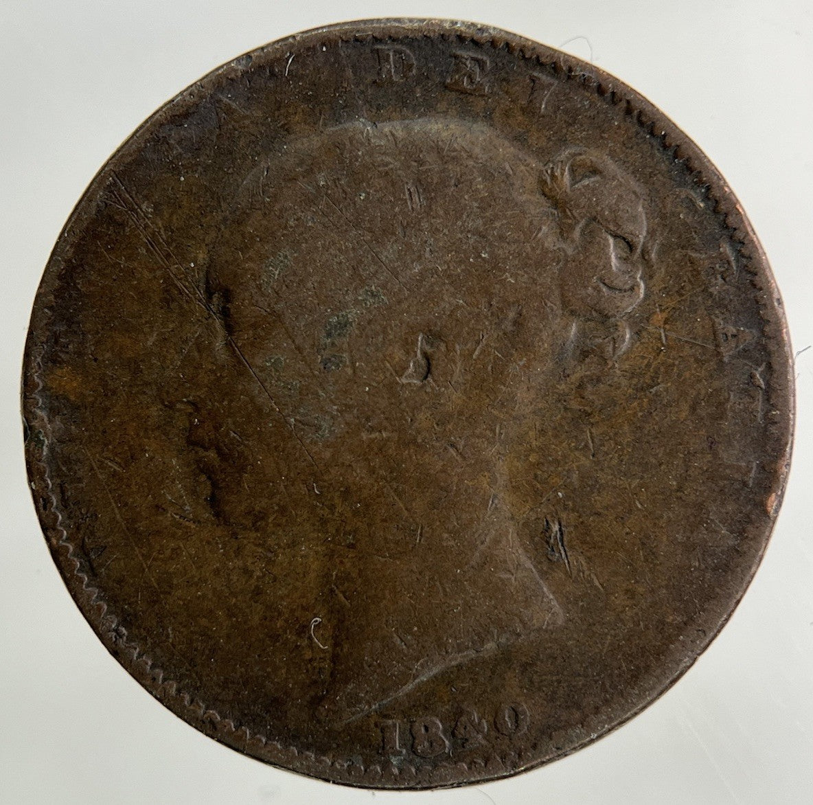 1840 Victoria Farthing Coin | Collectable Grade