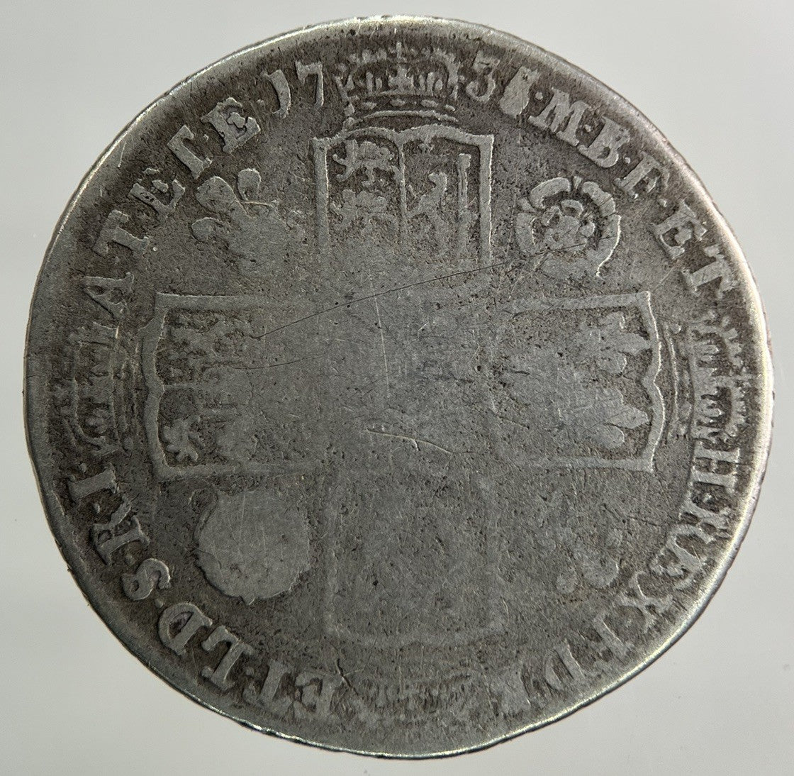 1735 George II 2nd Shilling Silver Coin | Collectable Grade