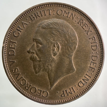 1936 George V One Penny Coin | Very Fine Grade