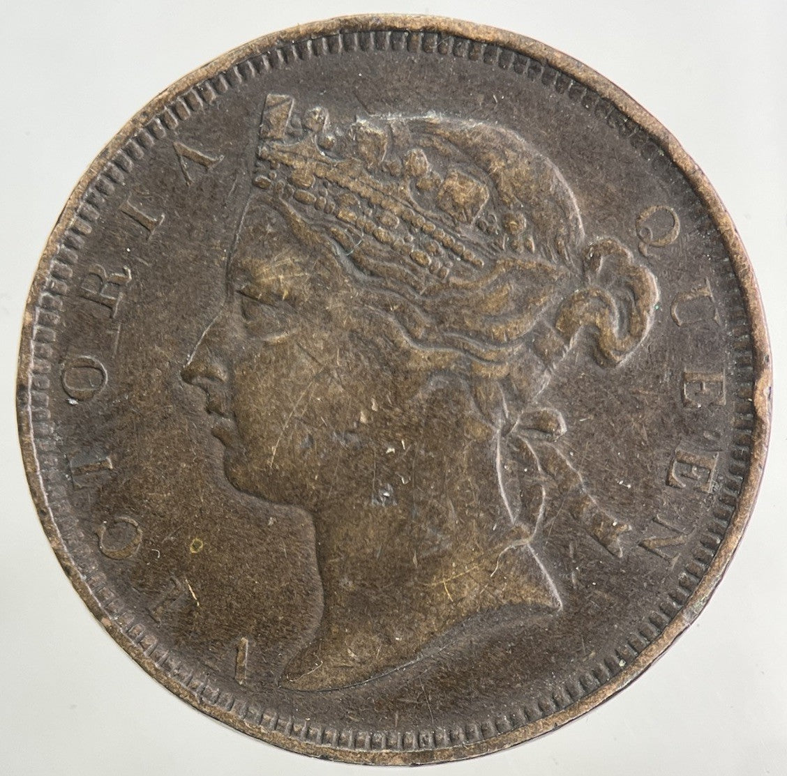 1882 Mauritius 2 Cents Coin | Fine Collectable Grade