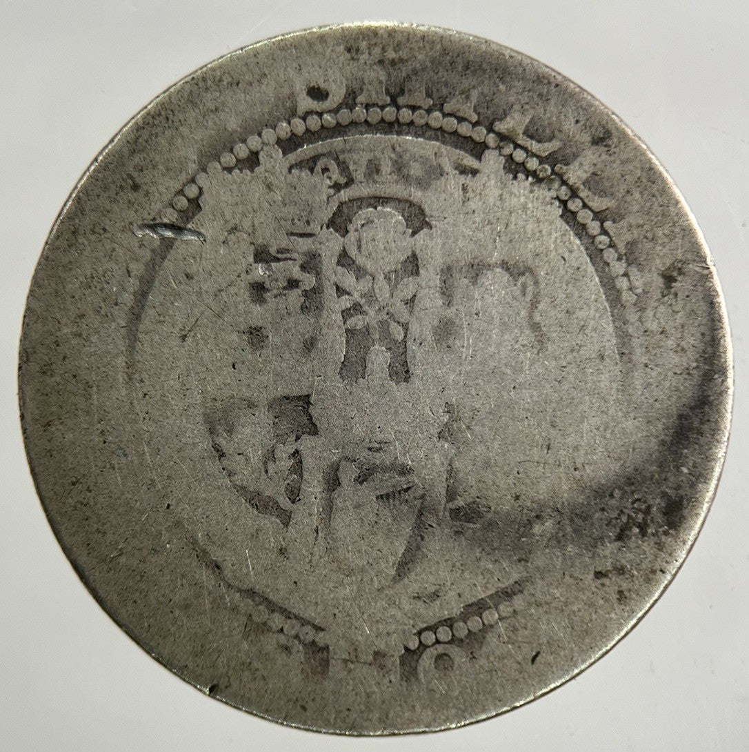 1896 Victoria Shilling Silver Coin | Fair Grade