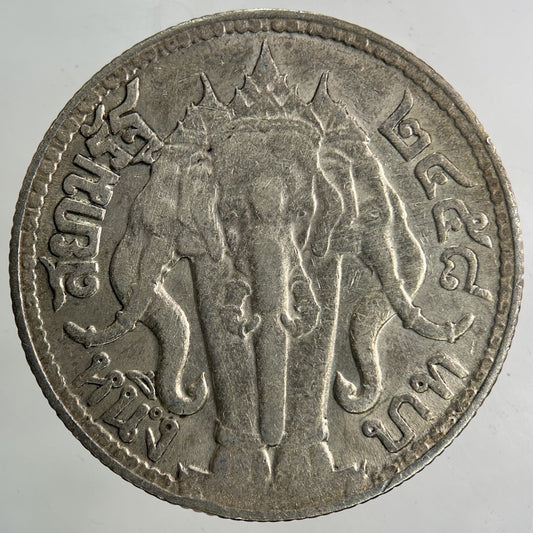 1913 - 1918 Thailand Thai Large 1 Baht Silver Coin | Collectable Grade