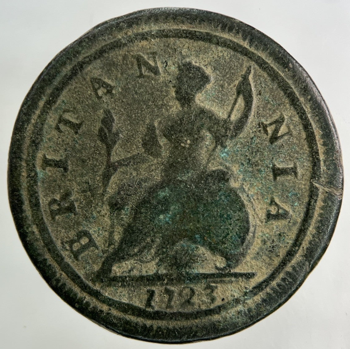 1723 George I 1st Half - Penny Coin | Collectable Grade