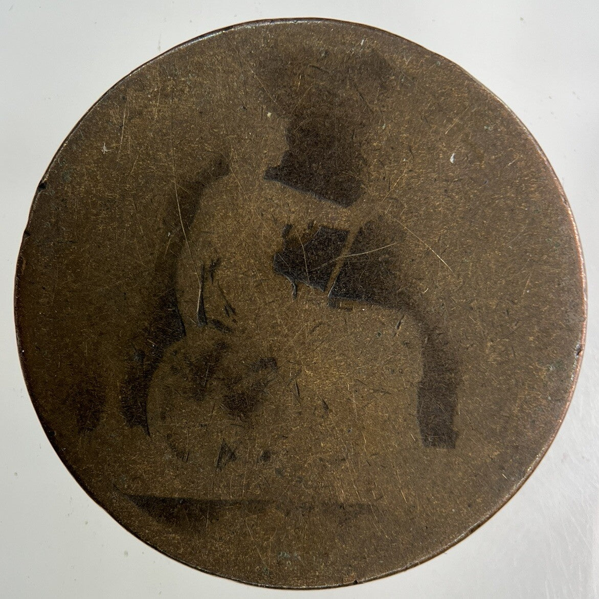 British Victoria One Penny Coin | Worn Grade