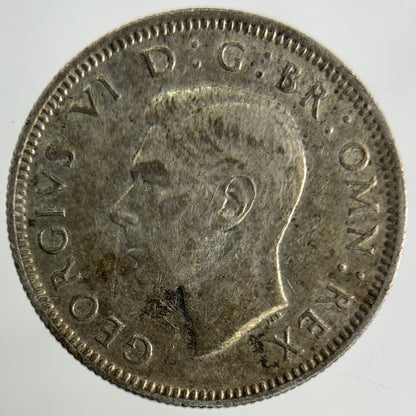 1943 George VI Shilling Silver Coin | Fine Collectable Grade