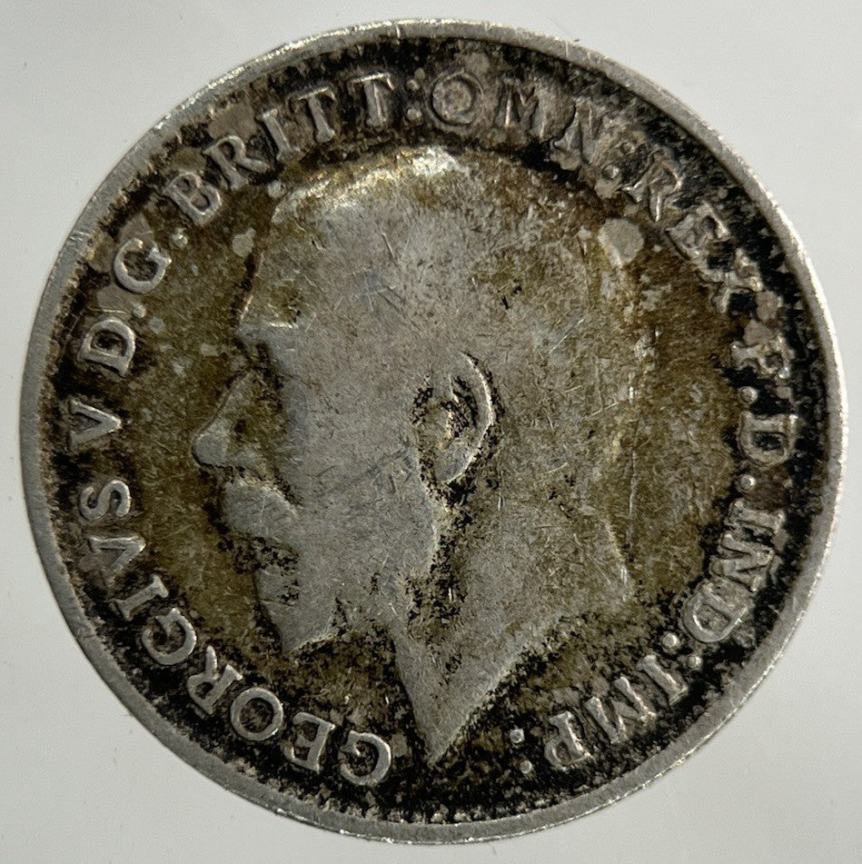 1916 George V Threepence Silver Coin | Fine Collectable Grade