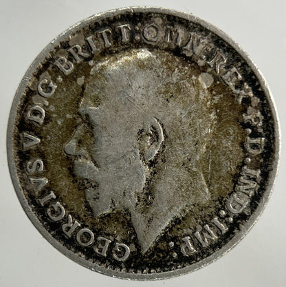 1916 George V Threepence Silver Coin | Fine Collectable Grade