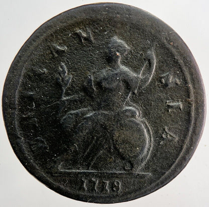 1718 George I 1st Half - Penny Coin | Fine Collectable Grade | a9431