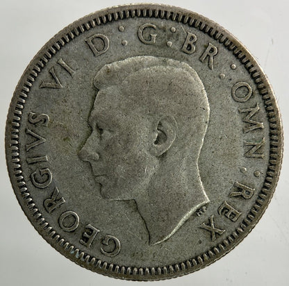 1938 George VI Shilling Silver Coin | Fine Collectable Grade