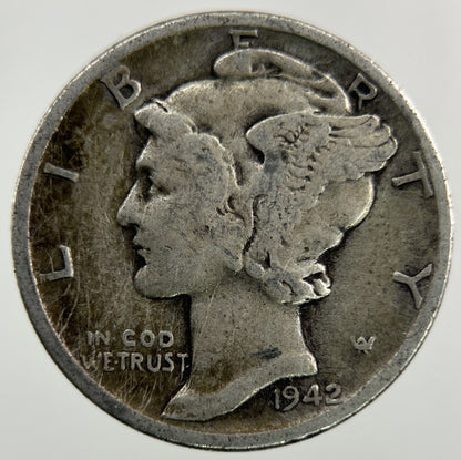 1942 US USA Mercury Dime Silver Coin | Collectable Grade