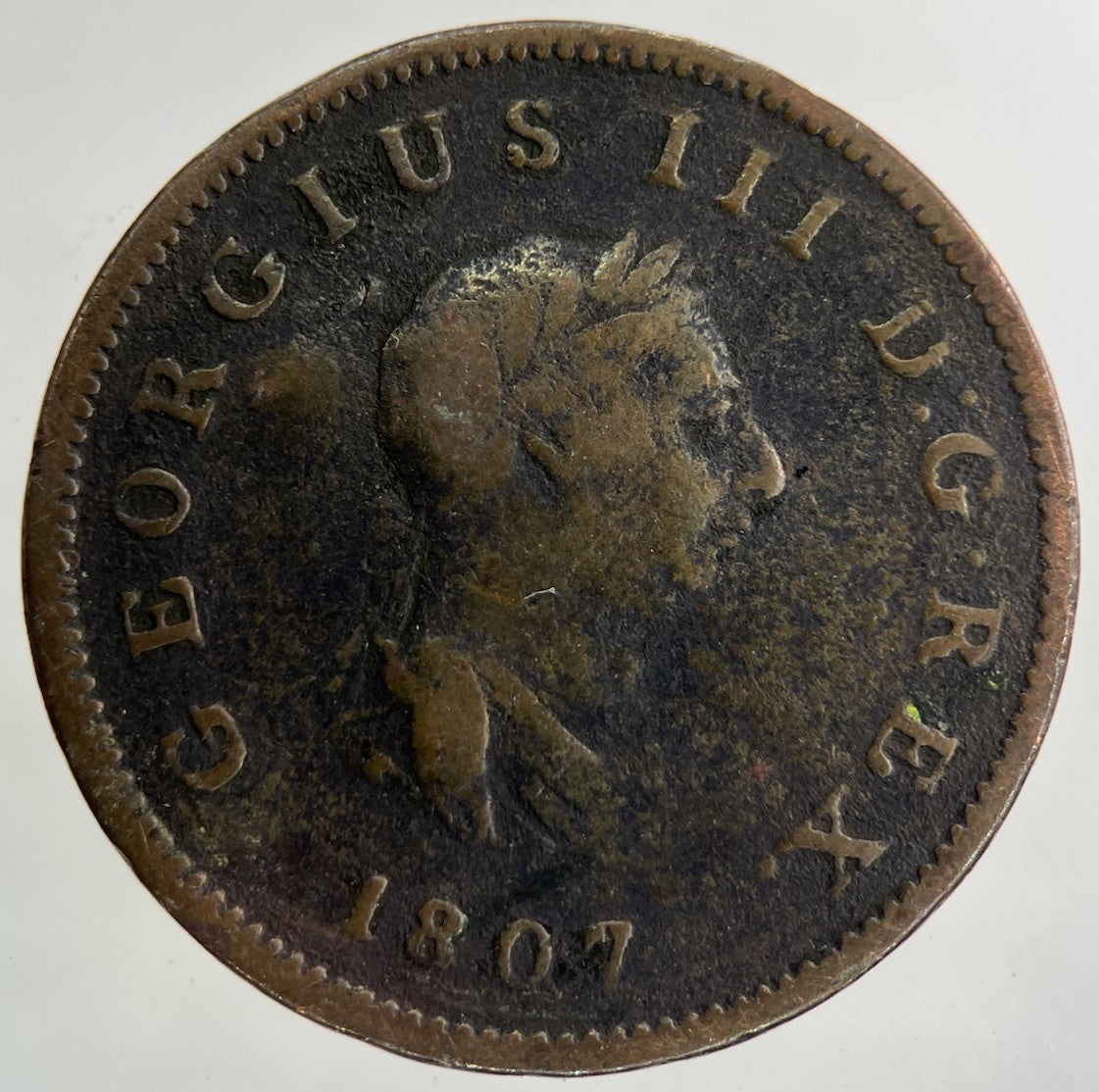1807 George III 3rd Half - Penny Coin | Collectable Grade