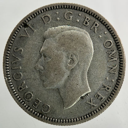 1939 George VI Shilling Silver Coin | Fine Collectable Grade