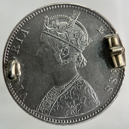 1888 Ex Mount India One Rupee Silver Coin | Very High Grade