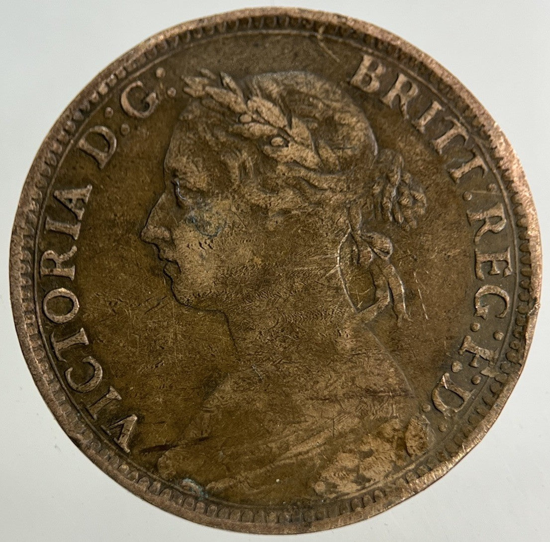 1888 Victoria Farthing Coin | Fine Collectable Grade