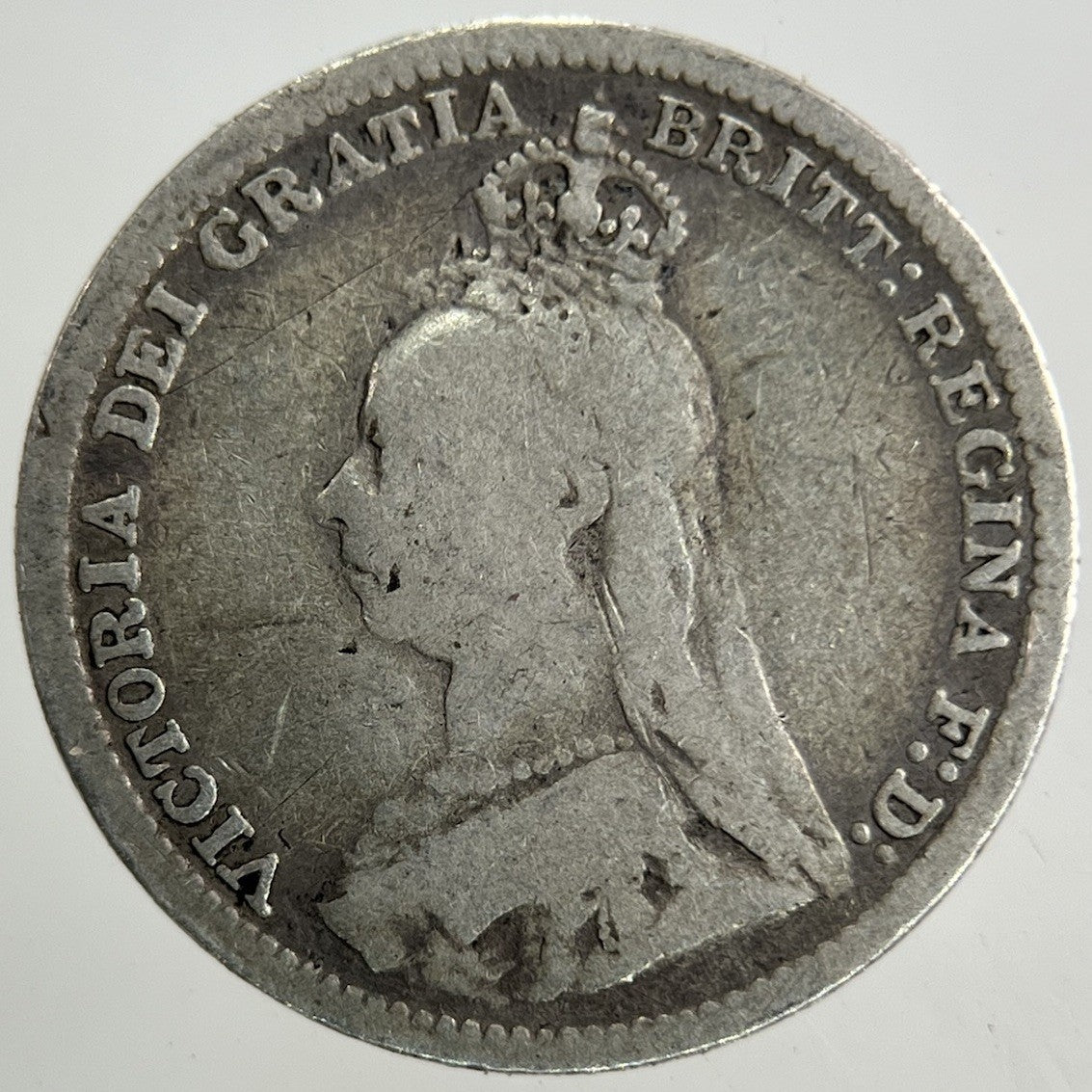 1891 Victoria Threepence Silver Coin | Collectable Grade