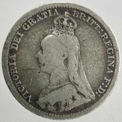 1891 Victoria Threepence Silver Coin | Collectable Grade