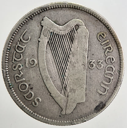 1933 Irish Florin Silver Coin | Collectable Grade