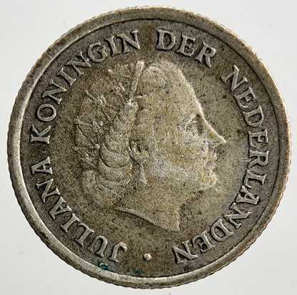 1959 Netherlands 1/10 Gulden Silver Coin | Fine Collectable Grade