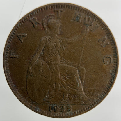 1928 George V Farthing Coin | Collectable Grade