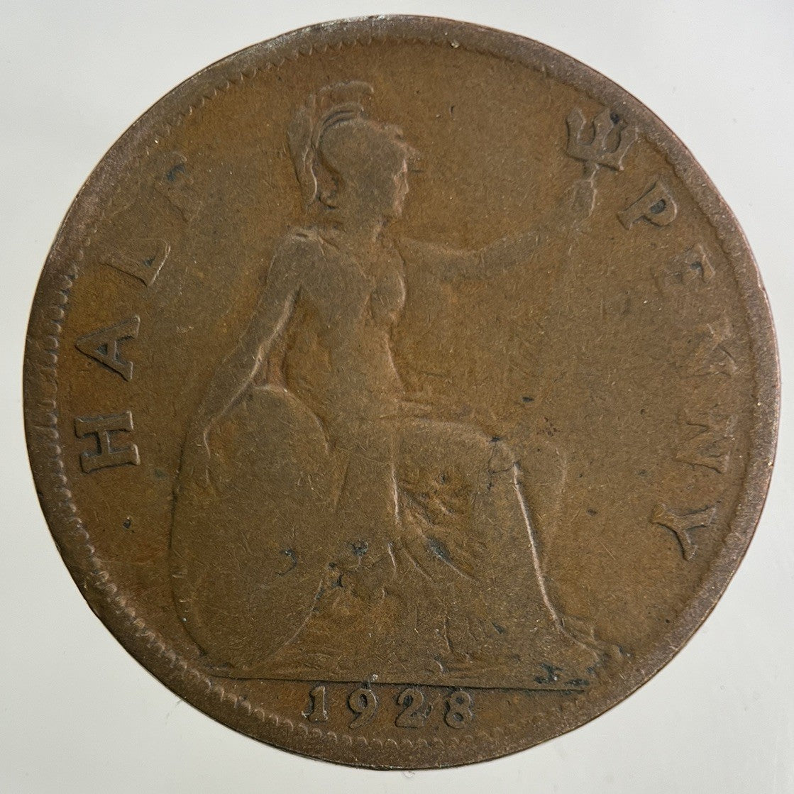 1928 George V Half - Penny Coin | Collectable Grade