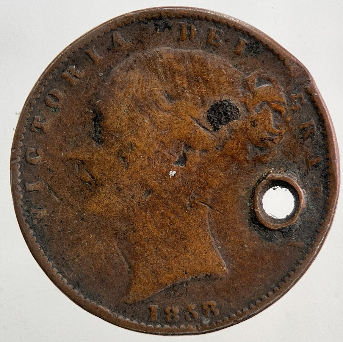 1858 Victoria Farthing Coin | Collectable Grade