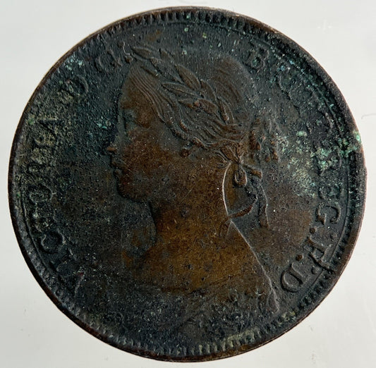 1860 Victoria Farthing Coin | Fine Collectable Grade