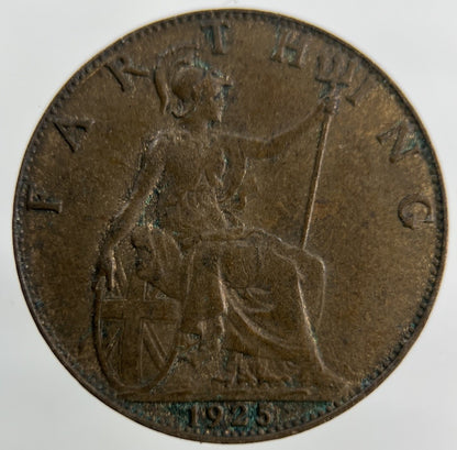 1925 George V Farthing Coin | Collectable Grade