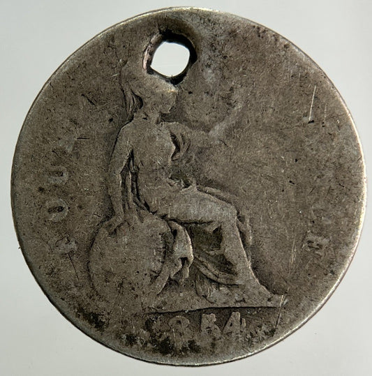 1854 Victoria Groat Four - Pence Silver Coin | Collectable Grade
