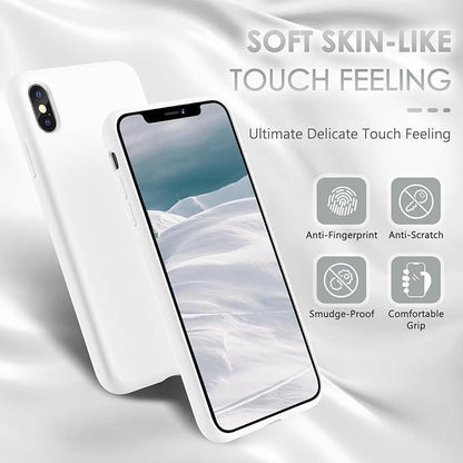 iPhone X / XS White Bumper Shockproof Silicone Protective Case