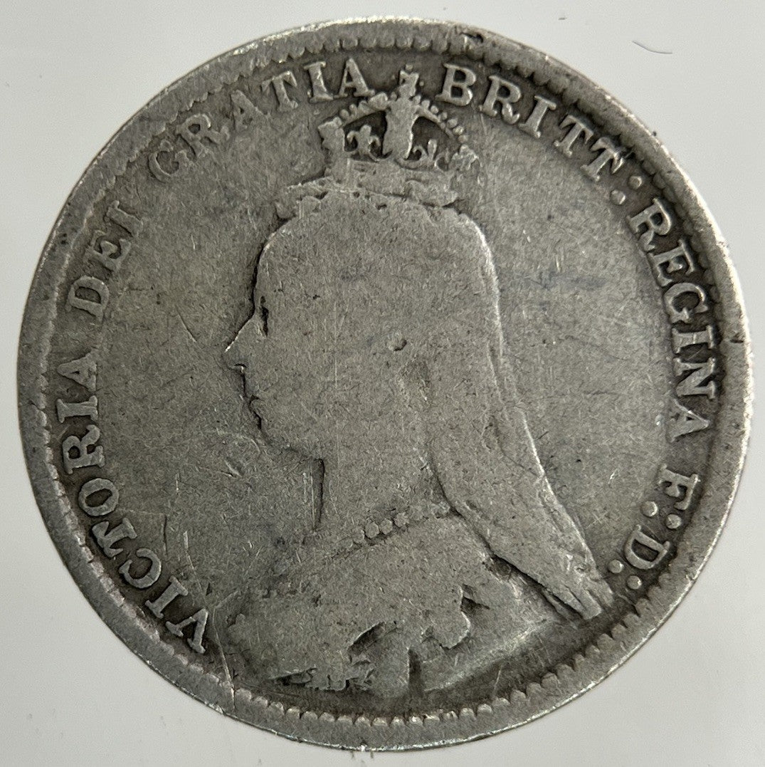 1889 Victoria Threepence Silver Coin | Collectable Grade