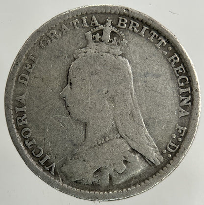 1889 Victoria Threepence Silver Coin | Collectable Grade
