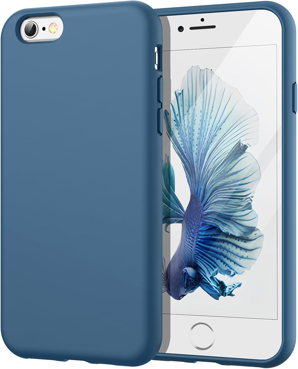 iPhone SE 2020 2nd Gen Ocean Blue Bumper Silicone Shockproof Protective Case